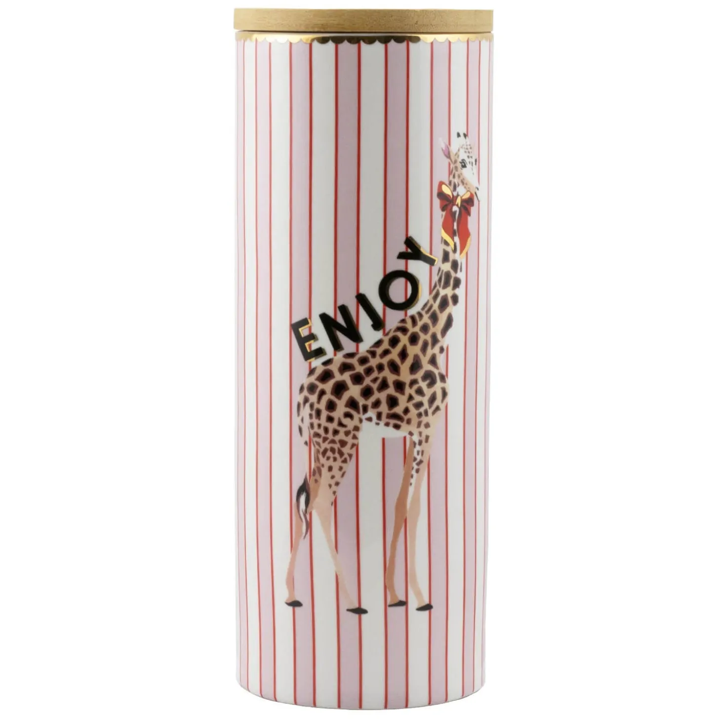 Yvonne Ellen Fine China Large Storage Jar - Giraffe