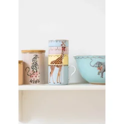 Yvonne Ellen Fine China Medium Storage Jar - Tiger