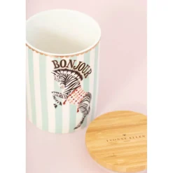 Yvonne Ellen Fine China Medium Storage Jar - Zebra
