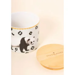 Yvonne Ellen Fine China Small Storage Jar - Panda