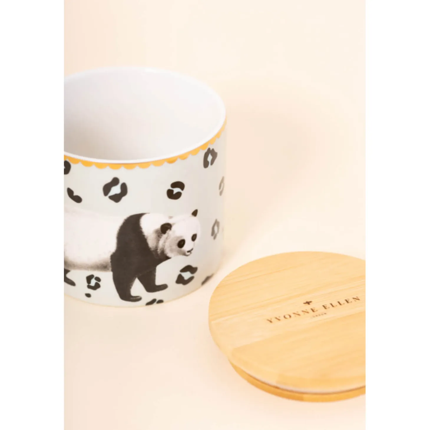Yvonne Ellen Fine China Small Storage Jar - Panda