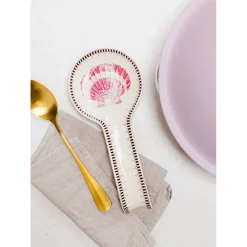 Yvonne Ellen Fine China Spoon Rest - Shell