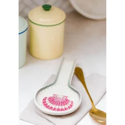 Yvonne Ellen Fine China Spoon Rest - Shell