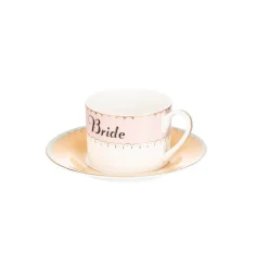Yvonne Ellen Fine China Teacup & Saucer - Bride