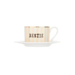 Yvonne Ellen Fine China Teacup & Saucer - Bestie