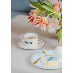 Yvonne Ellen Fine China Teacup & Saucer - Bestie