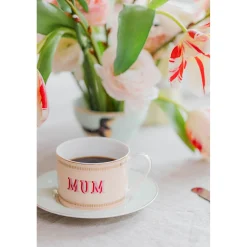 Yvonne Ellen Fine China Teacup & Saucer  - Mum