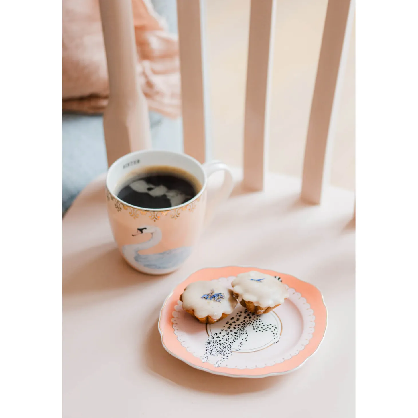 Yvonne Ellen Fine China Tea Plate - Leopard