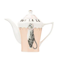 Yvonne Ellen 1.2L Fine China Teapot - Pussy