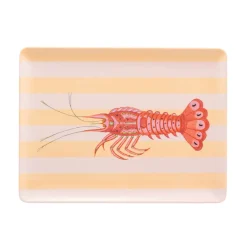 Yvonne Ellen Large Melamine Picnic Tray - Lobster