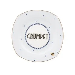 Yvonne Ellen 4-Piece Fine China Tea Plate Set - Cheeky