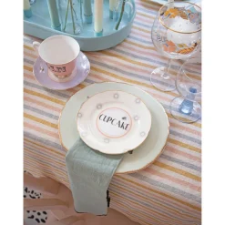 Yvonne Ellen 4-Piece Fine China Tea Plate Set - Cheeky