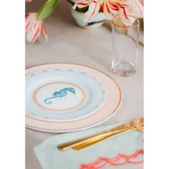 Yvonne Ellen 4-Piece Fine China Side Plates - Under The Sea