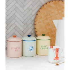 Yvonne Ellen Tea Canister -  Tea Time