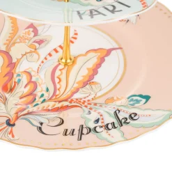 Yvonne Ellen 2-Tier Fine China Cake Stand - Floral