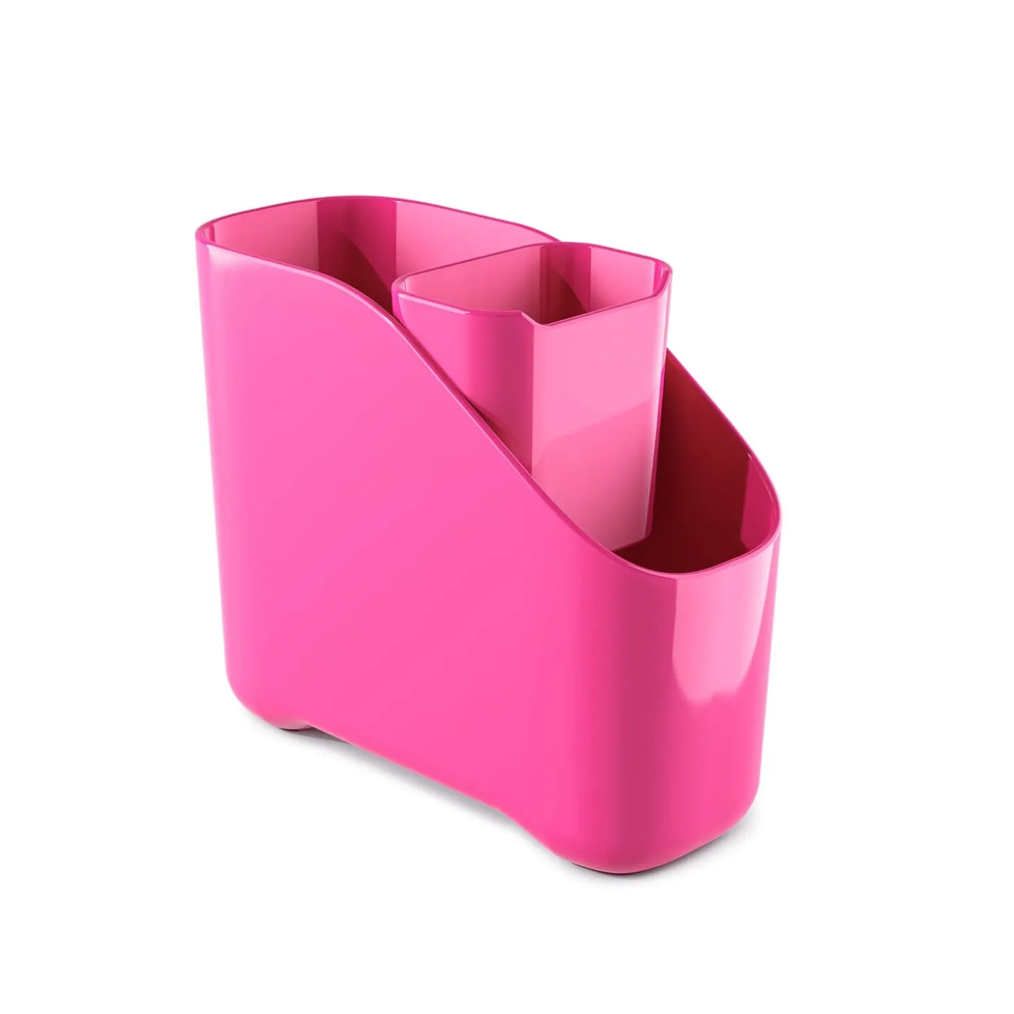 Zeal All In One Melamine Sink Tidy with Inner Bucket - Hot Pink