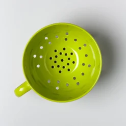 Zeal Berry 10cm Melamine Colander with Handle - Lime