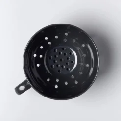 Zeal Berry 10cm Melamine Colander with Handle - Dark Grey