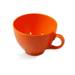 Zeal Berry 10cm Melamine Colander with Handle - Orange