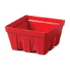Zeal 12cm Melamine Berry Box & Colander - Red