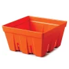 Zeal 19cm Melamine Berry Box & Colander - Neon Orange