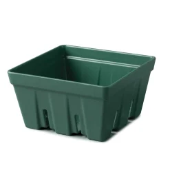 Zeal 15cm Melamine Berry Box & Colander - Forest Green