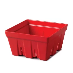 Zeal 15cm Melamine Berry Box & Colander - Red