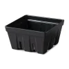 Zeal 12cm Melamine Berry Box & Colander - Dark Grey