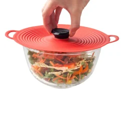 Zeal 20cm Self Sealing Silicone Lid - Red