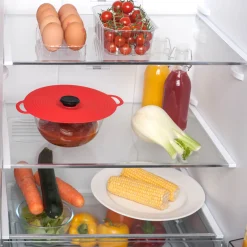 Zeal 20cm Self Sealing Silicone Lid - Red