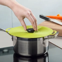 Zeal 20cm Self Sealing Silicone Lid - Lime