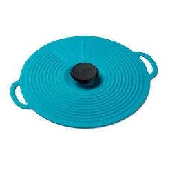 Zeal 15cm Self Sealing Silicone Lid - Aqua