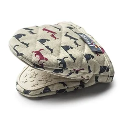 Zeal Silicone & Cotton Animals Mini Mitt - Cream