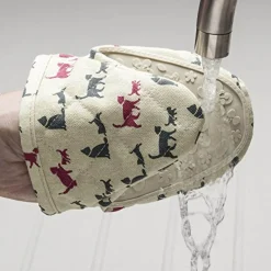 Zeal Silicone & Cotton Animals Mini Mitt - Cream