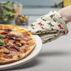 Zeal Silicone & Cotton Animals Mini Mitt - Cream