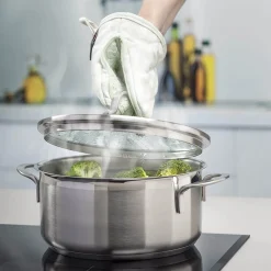 Zeal Silicone & Cotton Gingham Mini Mitt - Assorted