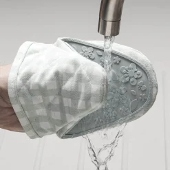 Zeal Silicone & Cotton Gingham Mini Mitt - Assorted