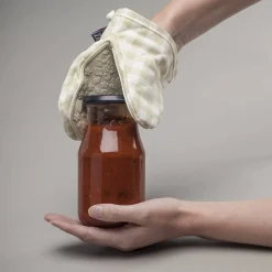 Zeal Silicone & Cotton Gingham Mini Mitt - Assorted