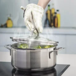 Zeal Silicone & Cotton Gingham Mini Mitt - Assorted