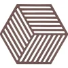Zone Denmark Hexagon Silicone Trivet - Chocolate