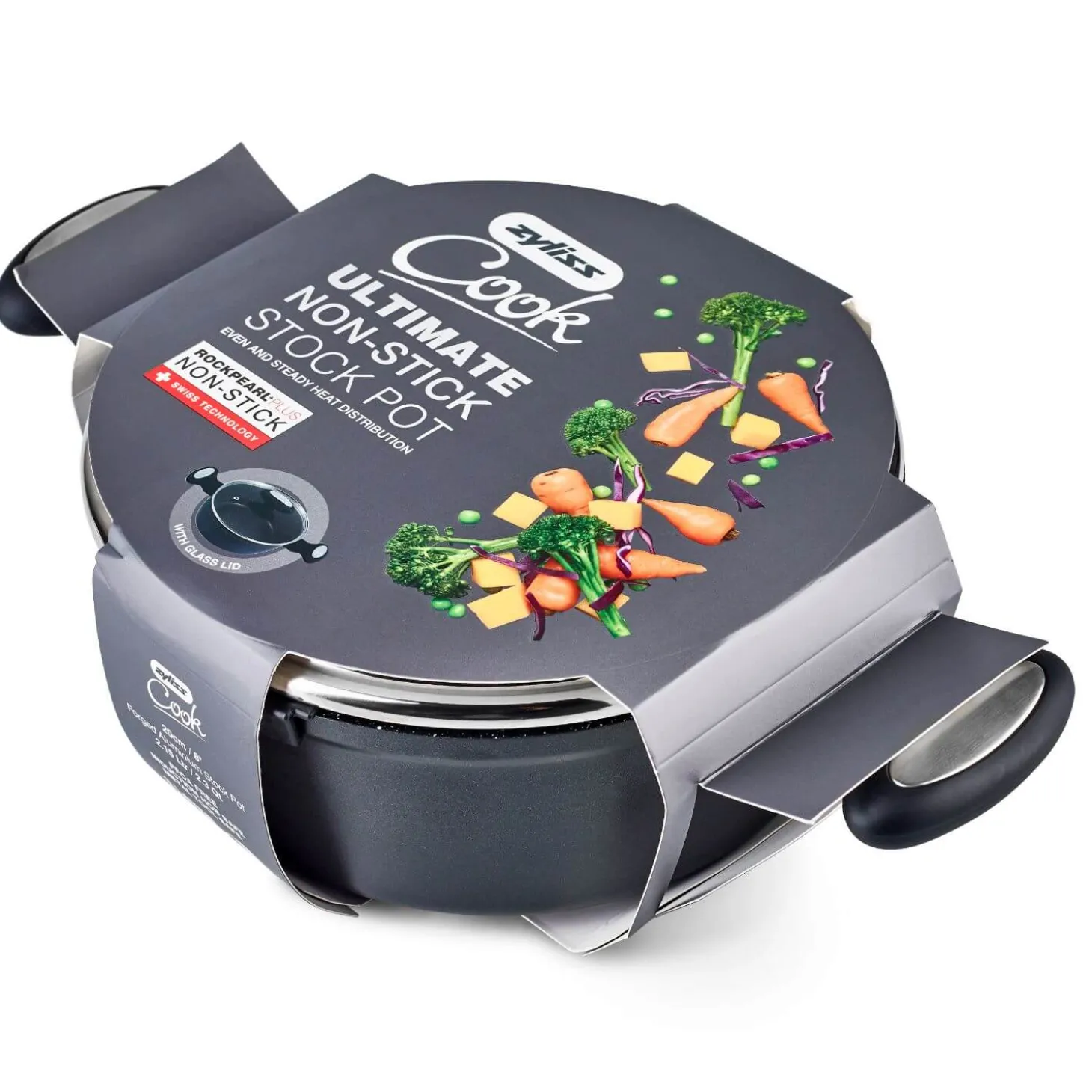 Zyliss Cook Aluminium Non-Stick Stock Pot - 20cm