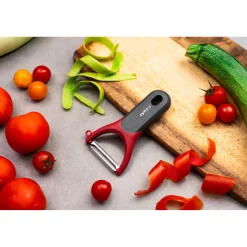 Zyliss Eco Handle Y Soft Skin Peeler - Red