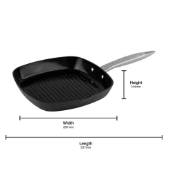 Zyliss Ultimate Pro 26cm Ceramic Non-Stick Square Grill Pan