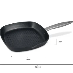 Zyliss Ultimate Pro Non-Stick Grill Pan - 26cm